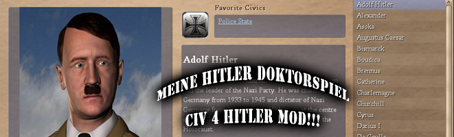Civilization 4 Hitler Mod Nazi Germany